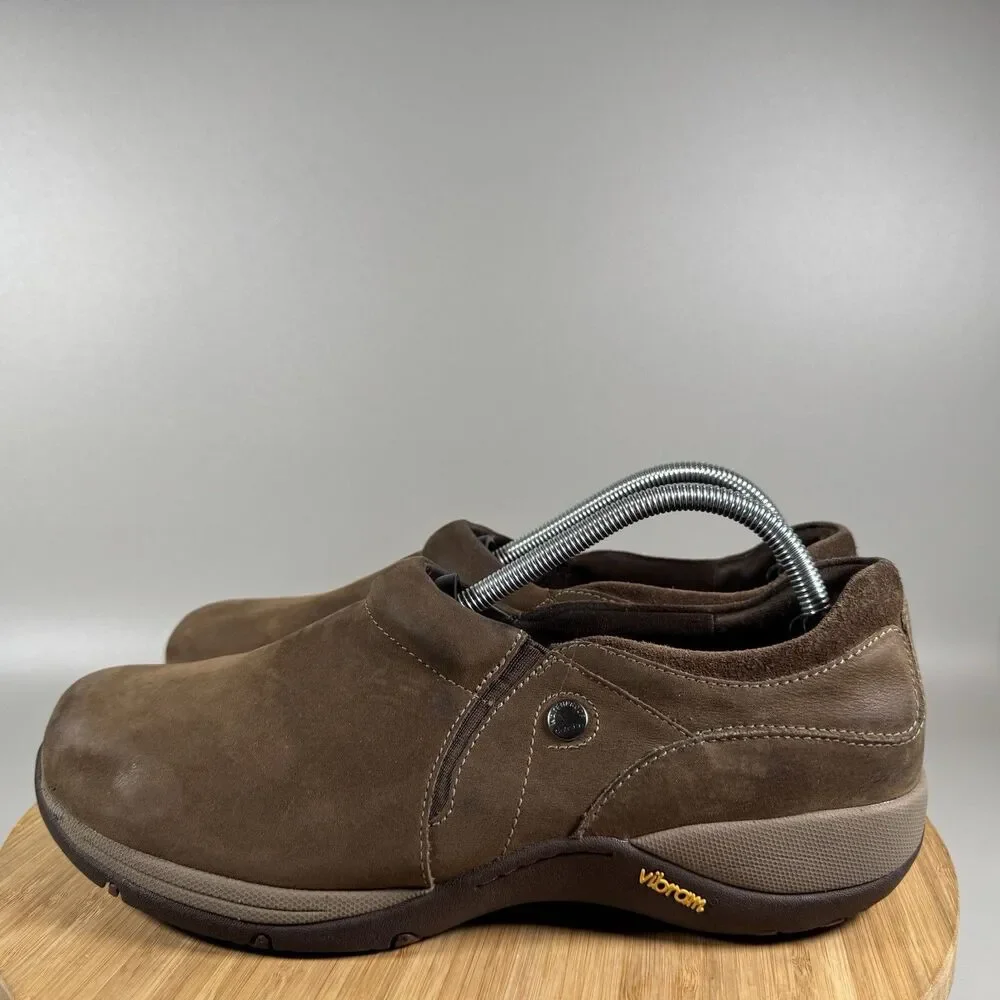 Dansko Shoes Womens EU 42 US 11.5-12 Patti Sneakers Brown Leather Casual Slip On